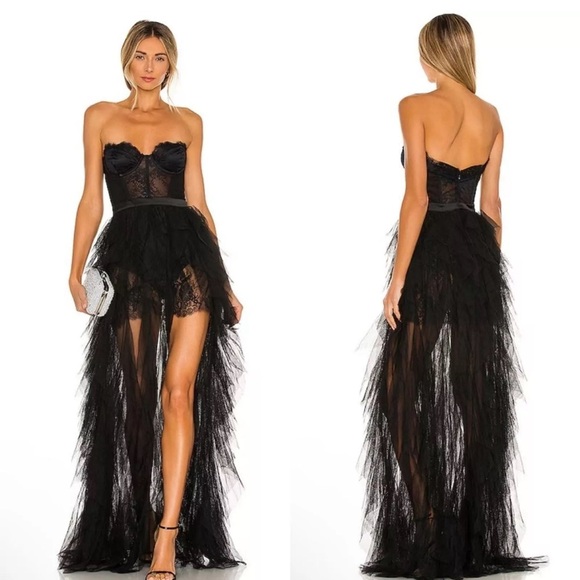 For Love & Lemons Bustier Gown - XS